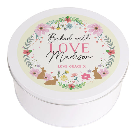 Personalised Easter Treat Storage Tin: 5 - Storage By Gift Moments