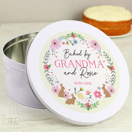 Personalised Easter Treat Storage Tin: 2 - Storage By Gift Moments