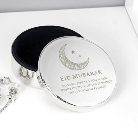 Personalised Round Trinket Box for Eid/Ramadan: 4 - Trinket Boxes By Gift Moments