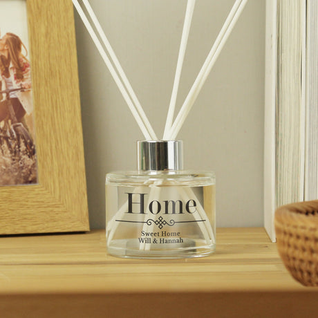 Personalised Elegant Diamond Reed Diffuser: 3 - Reed Diffusers By Gift Moments