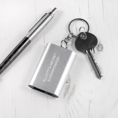 Personalised Mini Power Bank Keyring: 2 - Tech Accessories By Gift Moments