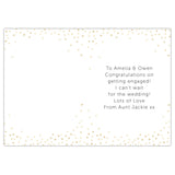 Personalised Engagement Card: 4 - Greeting Cards By Gift Moments