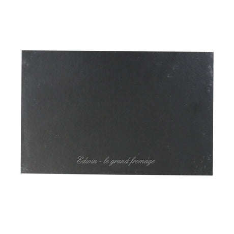 Personalised Engraved Slate Dining Placemat: 5 - Placemats By Gift Moments