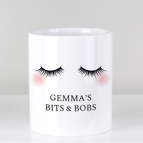 Personalised Ceramic Eyelashes Storage Pot: 4 - Storage By Gift Moments