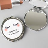 Personalised Eyelashes Compact Mirror: 2 - Compact Mirrors By Gift Moments