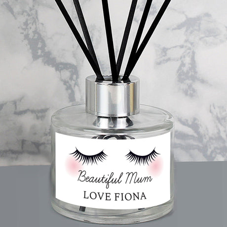 Personalised Eyelashes Reed Diffuser: 3 - Reed Diffusers By Gift Moments