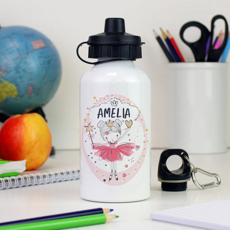 Personalised Fairy Aluminium Drinks Bottle: 1 - Kids Bottles By Gift Moments