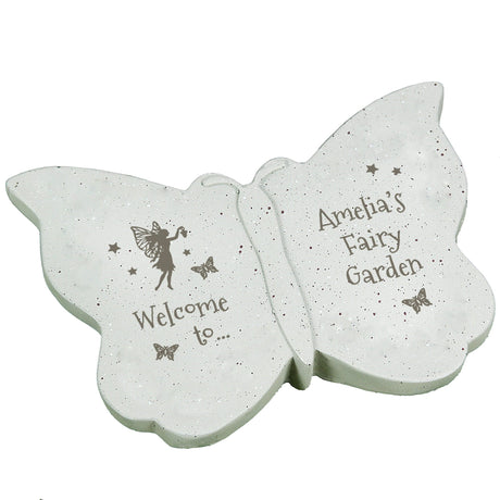 Personalised Fairy Garden Butterfly Ornament: 3 - Garden Ornaments By Gift Moments