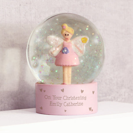 Personalised Fairy Glitter Snow Globe: 4 - Snow Globes By Gift Moments