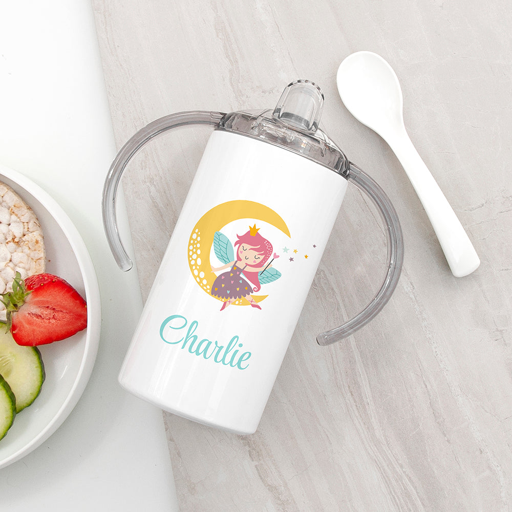 Personalised Fairy Sippy Cup for Kids: 1 - Kids Bottles By Gift Moments