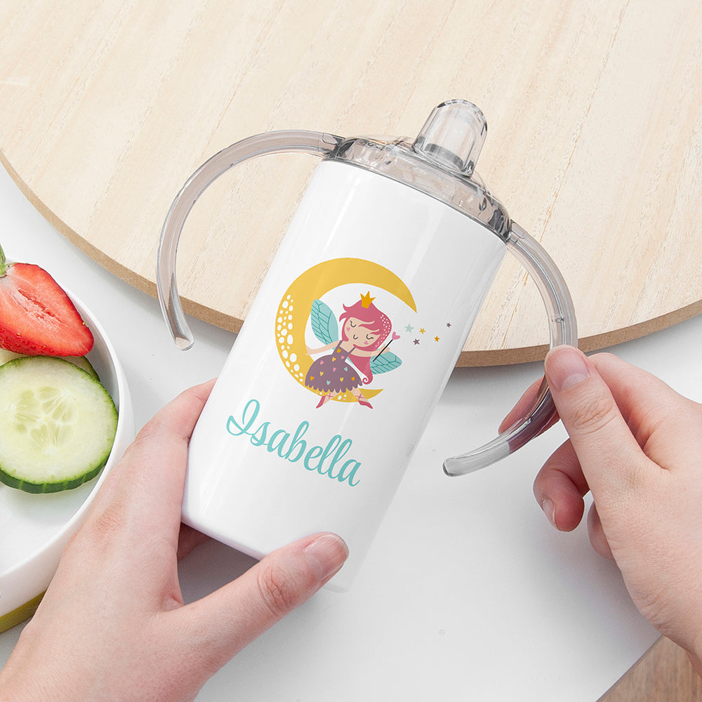 Personalised Fairy Sippy Cup for Kids: 4 - Kids Bottles By Gift Moments