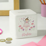 Personalised Fairy Princess Ceramic Money Box: 4 - Money Boxes By Gift Moments