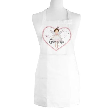 Personalised Fairy Princess Kids Apron: 4 - Aprons By Gift Moments