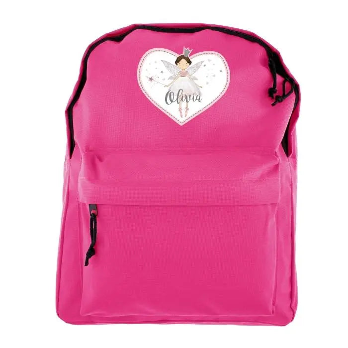 Personalised Pink Fairy Princess Backpack: 2 - Kids Bags By Gift Moments