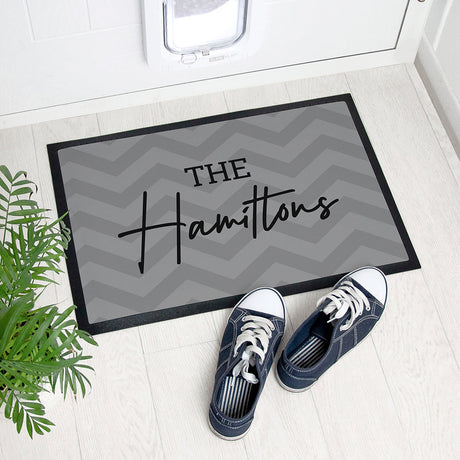 Personalised Family Rubber Door Mat: 1 - Doormats By Gift Moments