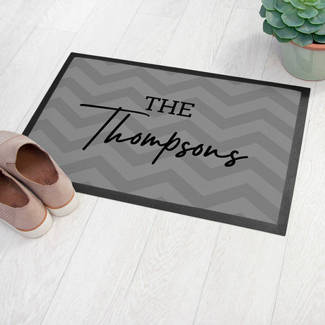 Personalised Family Rubber Door Mat: 4 - Doormats By Gift Moments