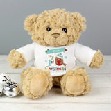 Personalised My 1st Christmas Teddy Bear: 1 - Teddy Bears & Soft Toys By Gift Moments