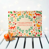 Personalised Festive Woodland Christmas Tea Box Selection Default Title - Tea Boxes at Gift Moments