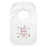 Personalised First Christmas Bib for Baby: 4 - Baby Clothing By Gift Moments