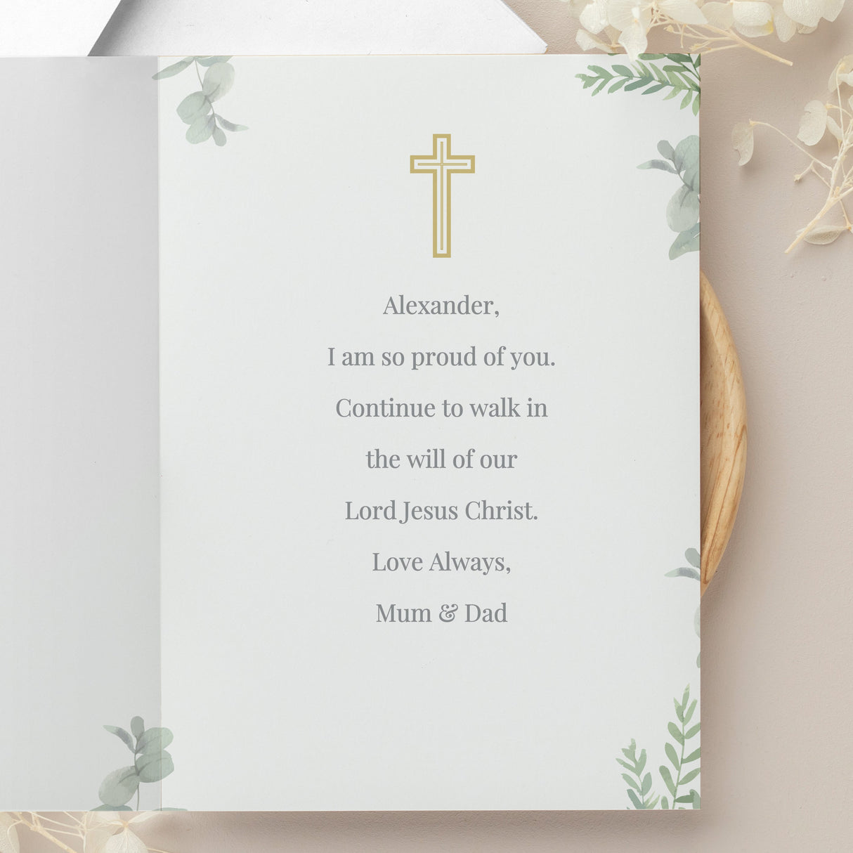 Personalised First Holy Communion Greeting Card: 4 - Greeting Cards By Gift Moments