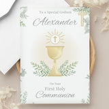 Personalised First Holy Communion Greeting Card: 1 - Greeting Cards By Gift Moments