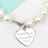 Personalised First Holy Communion Pearl Bracelet: 1 - Bracelets By Gift Moments