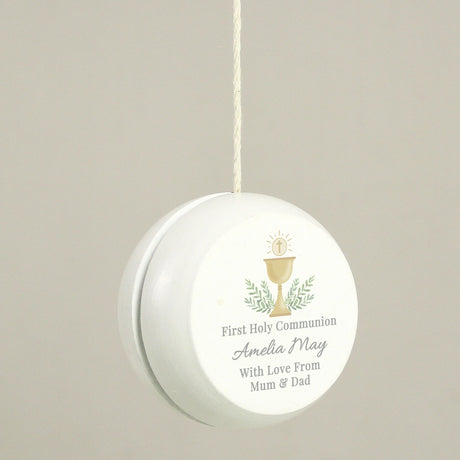 Personalised Wooden Yoyo for First Holy Communion: 3 - Toys By Gift Moments