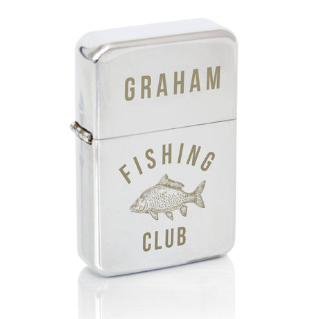 Personalised Fishing Club Lighter: 4 - Smoking Accessories By Gift Moments