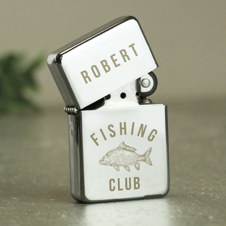 Personalised Fishing Club Lighter: 1 - Smoking Accessories By Gift Moments