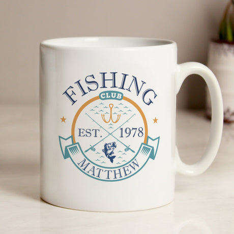 Personalised Fishing Club Mug: 1 - Mugs By Gift Moments