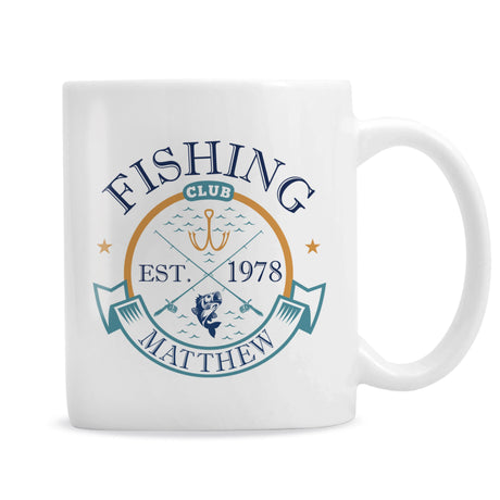 Personalised Fishing Club Mug: 4 - Mugs By Gift Moments