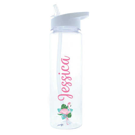 Personalised Flamingo Hydration Bottle: 3 - Water Bottles By Gift Moments