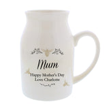 Personalised Floral Bee Jug Vase: 5 - Vases By Gift Moments