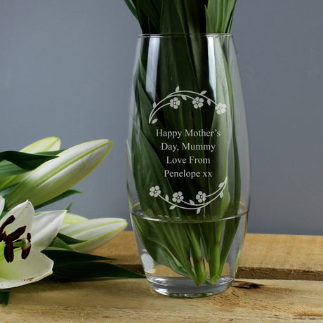 Personalised Glass Bullet Vase: 1 - Vases By Gift Moments