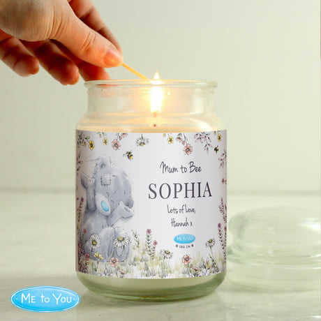 Personalised Me to You Floral Candle: 3 - Candles