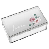 Personalised Floral Mirrored Jewellery Box: 5 - Jewellery Boxes By Gift Moments