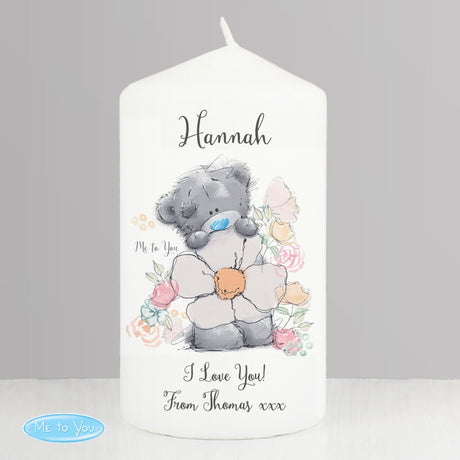 Personalised Me to You Floral Candle: 3 - Candles