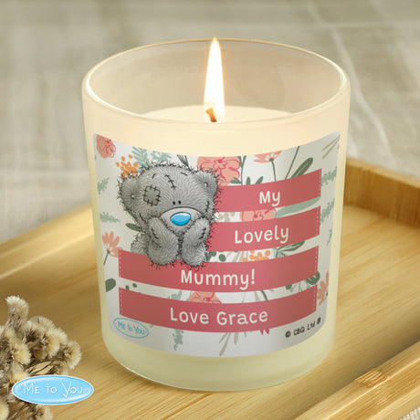 Personalised Floral Scented Jar Candle: 4 - Candles