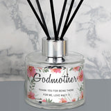 Personalised Floral Sentimental Reed Diffuser: 1 - Reed Diffusers By Gift Moments