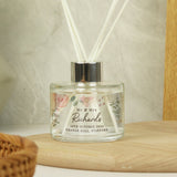 Personalised Floral Watercolour Reed Diffuser: 1 - Reed Diffusers By Gift Moments