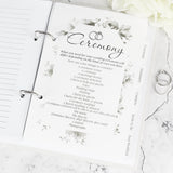 Personalised Floral Watercolour Wedding Planner: 9 - Calendars & Planners By Gift Moments