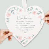 Personalised Floral Wooden Heart Decoration: 4 - Decorations By Gift Moments