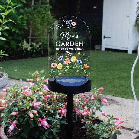 Personalised Solar LED Garden Light: 3 - Solar Lights By Gift Moments