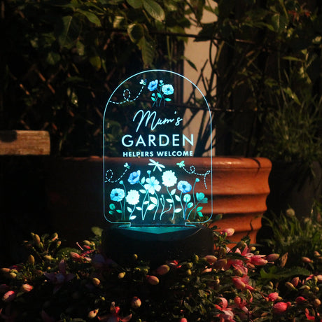 Personalised Solar LED Garden Light: 7 - Solar Lights By Gift Moments