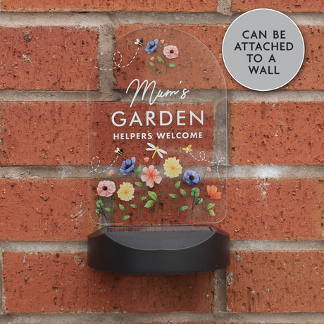 Personalised Solar LED Garden Light: 5 - Solar Lights By Gift Moments