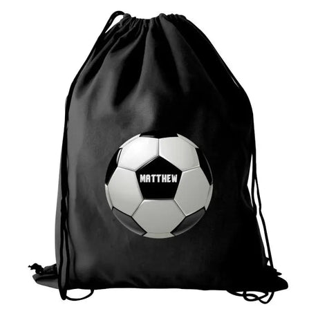 Personalised Black Football Kit Bag: 3 - Kids Bags By Gift Moments