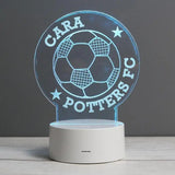 Personalised Football LED Colour Changing Night Light: 5 - LED Lighting By Gift Moments