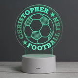 Personalised Football LED Colour Changing Night Light: 2 - LED Lighting By Gift Moments