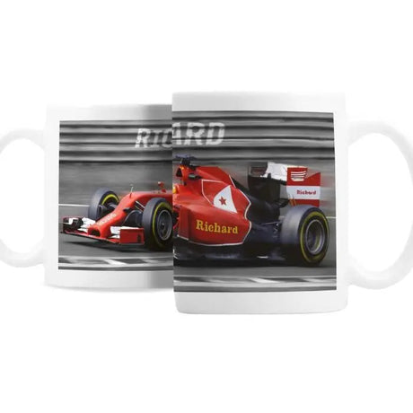 Personalised Formula 1 Racing Mug: 4 - Mugs By Gift Moments