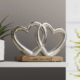 Personalised Double Heart Keepsake Ornament: 4 - Ornaments By Gift Moments